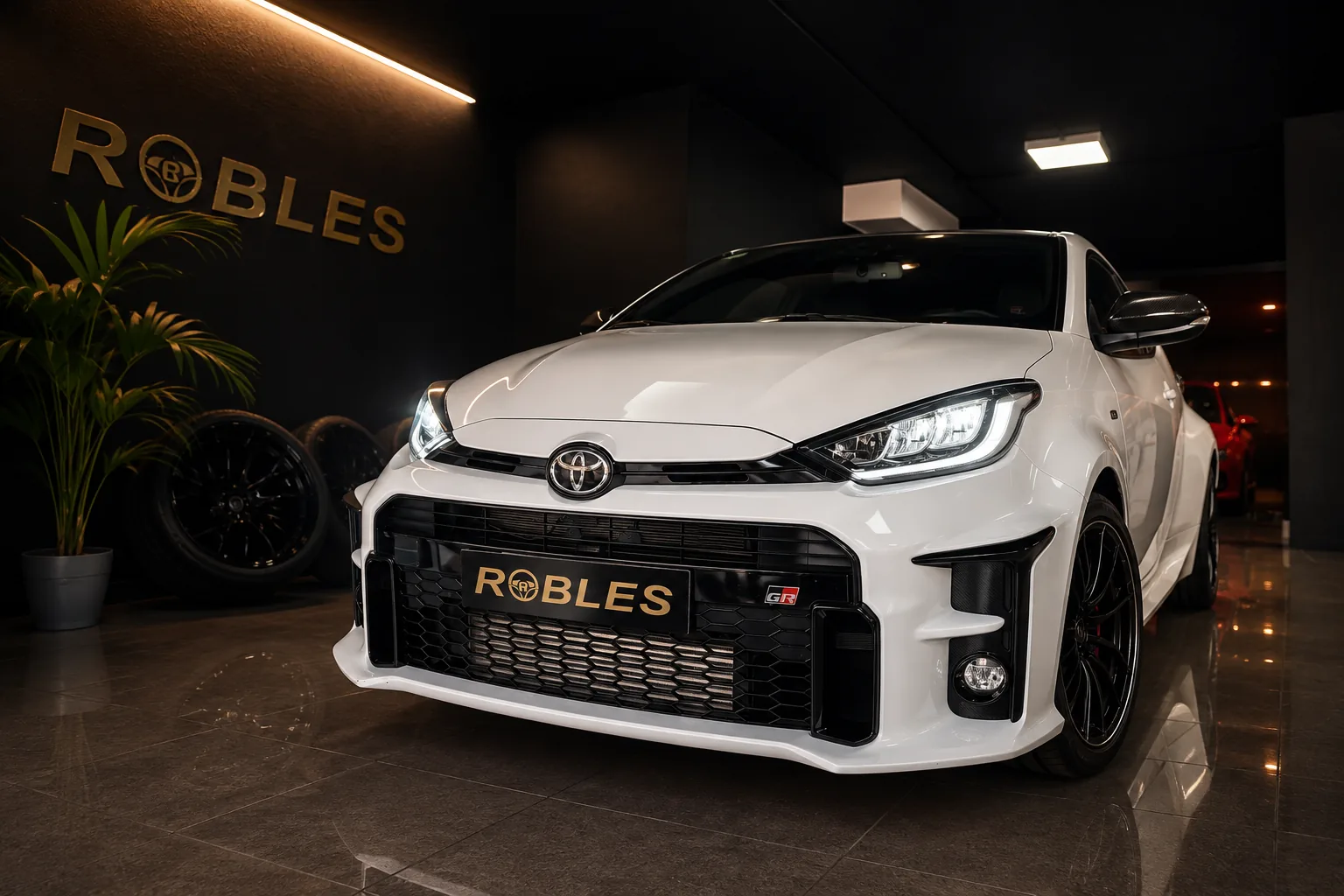 Toyota GR Yaris en las instalaciones de Robles Automóviles